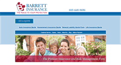 Desktop Screenshot of barrett-insurance.com