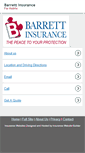 Mobile Screenshot of barrett-insurance.com